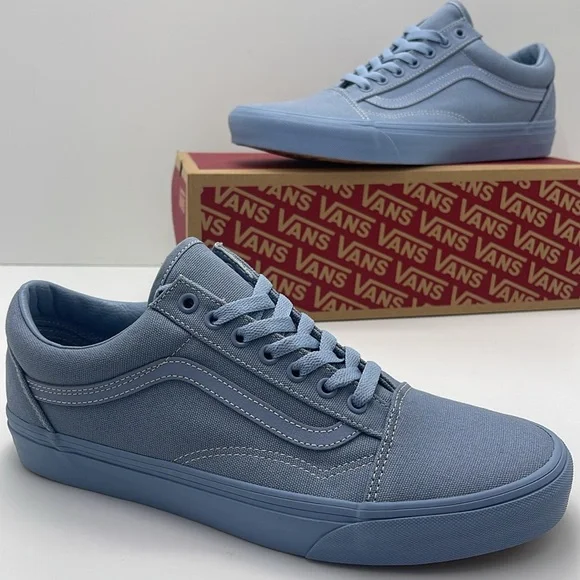 Vans Men’s Sneakers Low-Top Canvas Sneakers Old Skool
Pastel Mono Dusty Blue - Picture 14 of 16